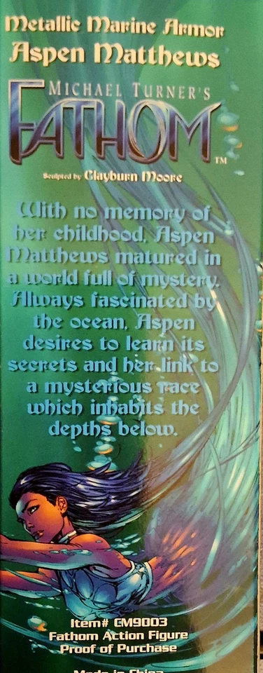 Figura Michael Turner's Fathom 6" Wizard Toyfare Exclusiva 1999 - SIN ABRIR  Foto 3 de 4