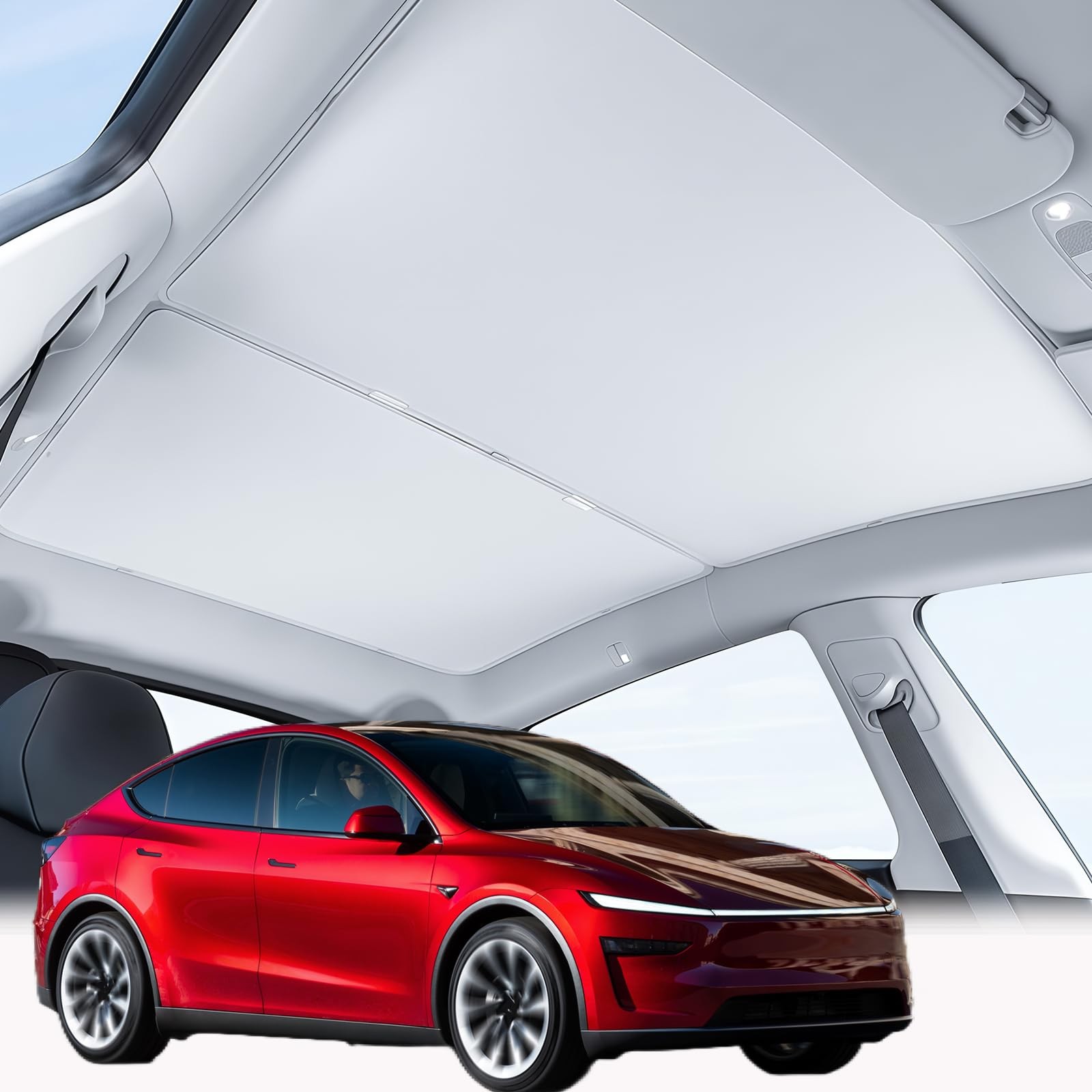 Tesla Model Y Juniper Sunshade Roof Cover,Accessories Fit 2025 2026 Tesla