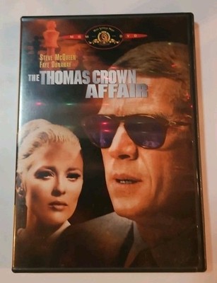The Thomas Crown Affair (DVD Video) Steve McQueen Faye Dunaway 1968 Original VGC