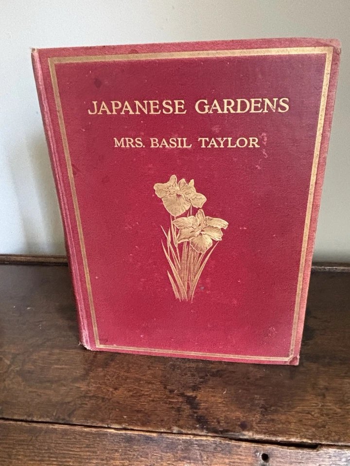 Japanese Gardens Mrs Basil Taylor Methuen 1912 First Edition 28 colour plates - Image 3 of 4