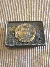NRA Whittington Center Second Annual Trophy Elk Hunt Belt Buckle