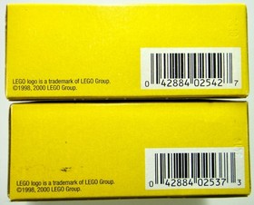 LEGO Shell Promotional: 2542 Adventurers Aeroplane & 2537 Town Extreme Team Raft