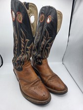Tony Lama 6014 Men's Buckaroo Boot W/ Sunset Renegade, Round Toe 9.5 D Stove