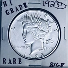 1923 D PEACE SILVER DOLLAR HI GRADE GENUINE U.S. MINT RARE COIN 8168
