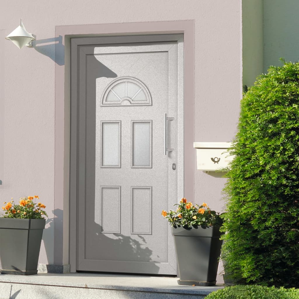 VidaXL Porta di Ingresso Bianca 110x210 cm