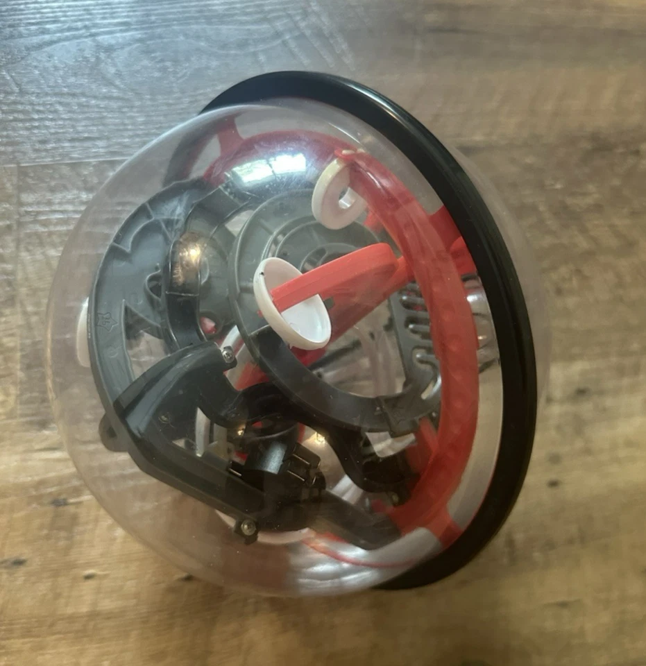 Sharper Image 3D Space Challenge Maze Globe 100 Obstacles Labyrinth Game - Image 3 of 3