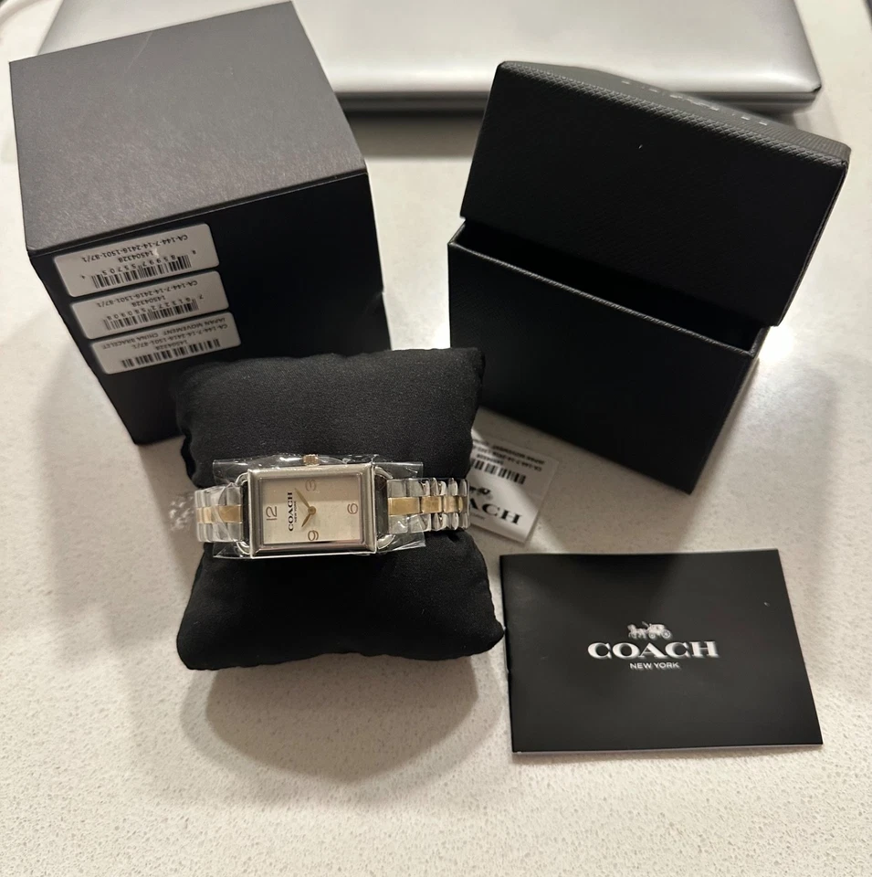 Nuevo Reloj Coach Liz Dos Tonos 30Mm x 22Mm Foto 2 de 4