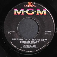 CONNIE FRANCIS: breakin' in a brand new broken heart / someone else's boy MGM 7"