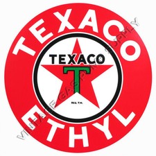 Texaco Ethyl 6 Vinyl Decal (DC178B)