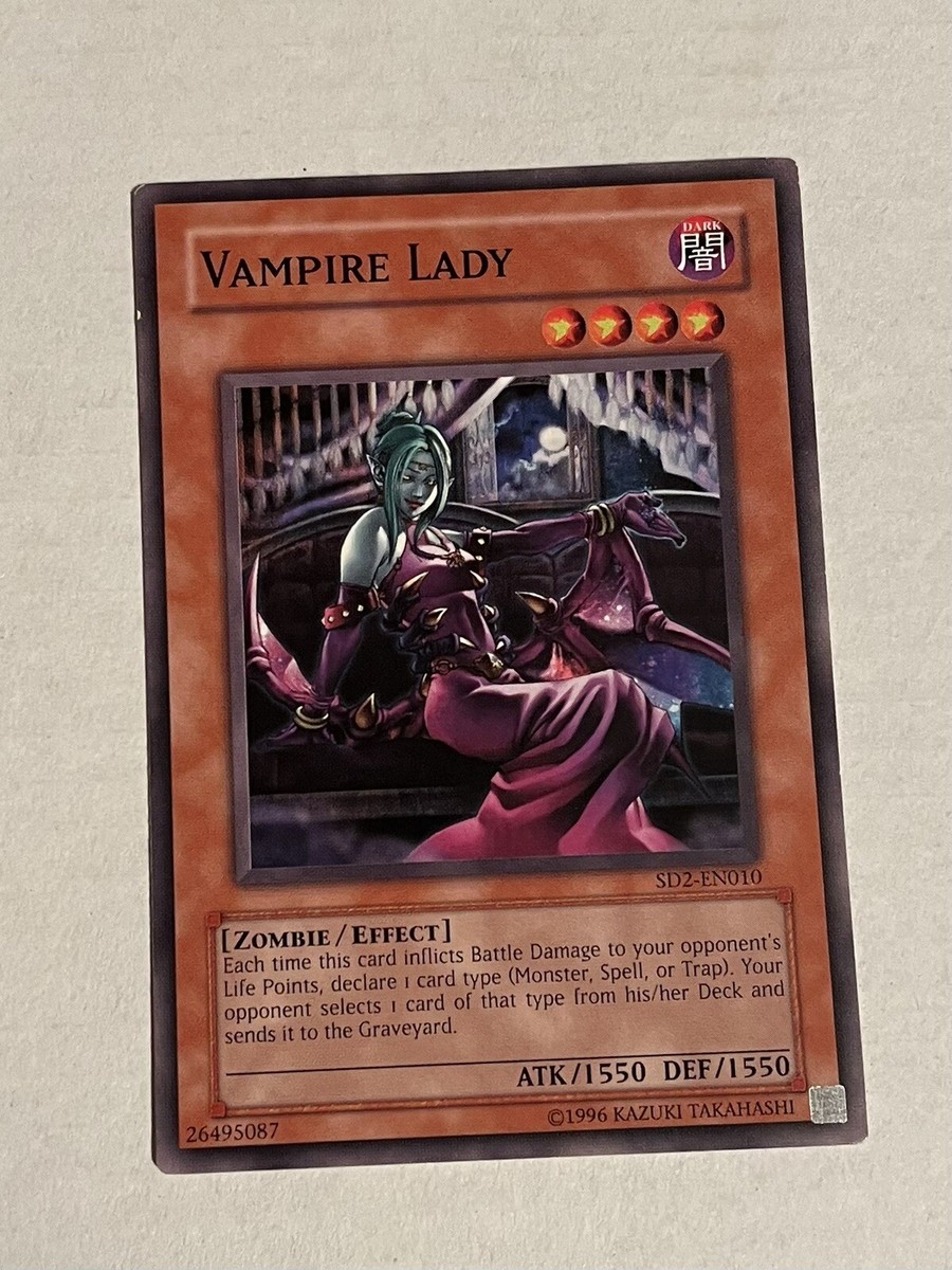 YuGiOh Structure Deck: Zombie Madness Vampire Lady SD2-EN010