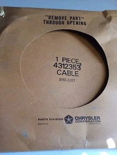 NOS OEM Mopar Speed Control Cable 4312353