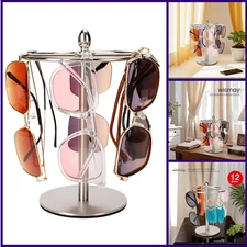 Sunglasses Organizer Display Stand, Eyeglass Holder Rack for 12 Pairs of Glasses