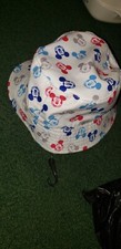 Disney Boys Mickey Mouse Bucket Hat Reversible Sun Hat Size OSFM