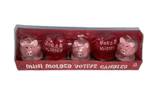 Mini Molded Pigs Hearts Votive Candles 5 Pack By Amscan Inc New
