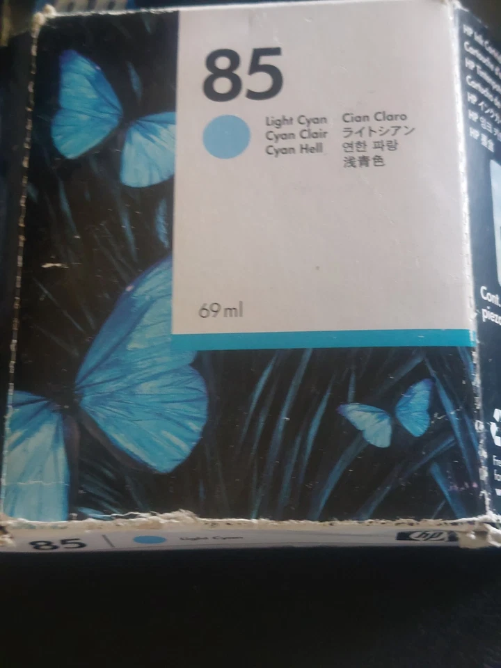 2014/6 GENUINE SET 7 HP #84/85 INKS DESIGNJET 90 130 C5016A C9427A-C9428A-C9429A - Image 4 of 4