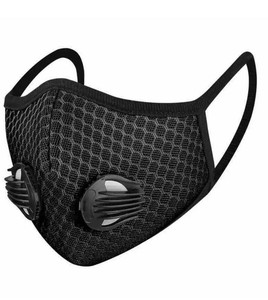 Download USA SELLER Face Mask W/ Free Filter Double Valve Reusable ...