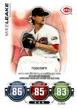 2010 Topps Attax Mike Leake Cincinnati Reds