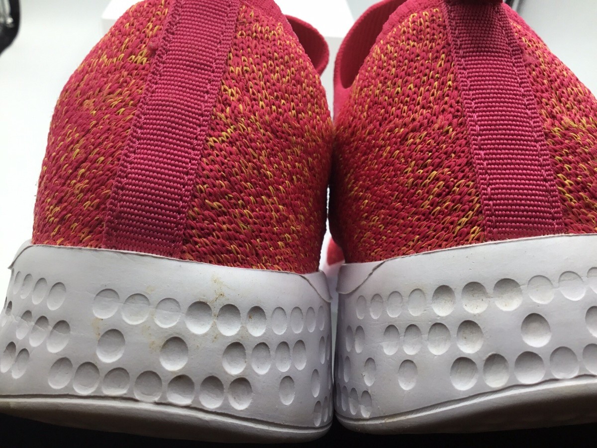 Avia Sneaker Shoes Womens 11 Fushia Pink/Yellow Slip On Comfort