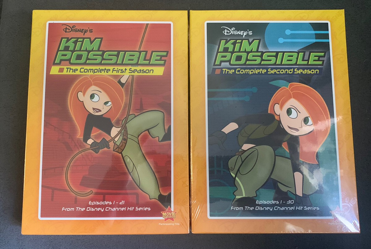 Walt Disney's Kim Possible Season 1 & 2 DVD DCM Disney Walt Disney's Kim Possible Season 1 & 2 DVD DCM Disney