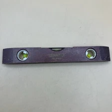 Vintage Stanley No.260 Oak Wood Carpenters 9 Inch 3 Bubble Level