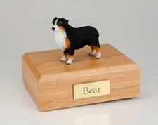 Australian Shepherd Pet Funeral Cremation Urn Avail in 3 Diff Colors  4 Sizes