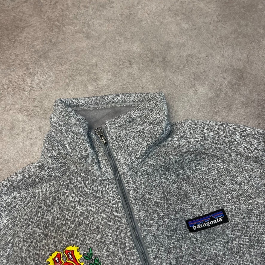 Patagonia Fleece Womens Medium Better Sweater Half Zip Hiking Jacket, Grey image 7