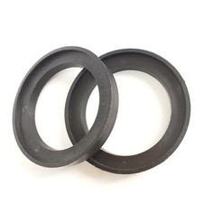 Pair 3.5" ABS Car Speaker Mounting Spacer Recessed Ring W/Bezel Mounting Depth