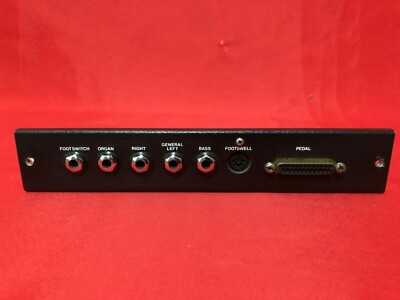 VINTAGE HOHNER GP98 ORGAN SYNTHETIZER ELECTRONIC KEYBOARD INPUT OUTPUT SOCKET