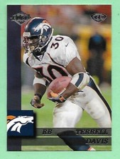 1999 Collector's Edge Advantage Terrell Davis #TD Denver Broncos👍