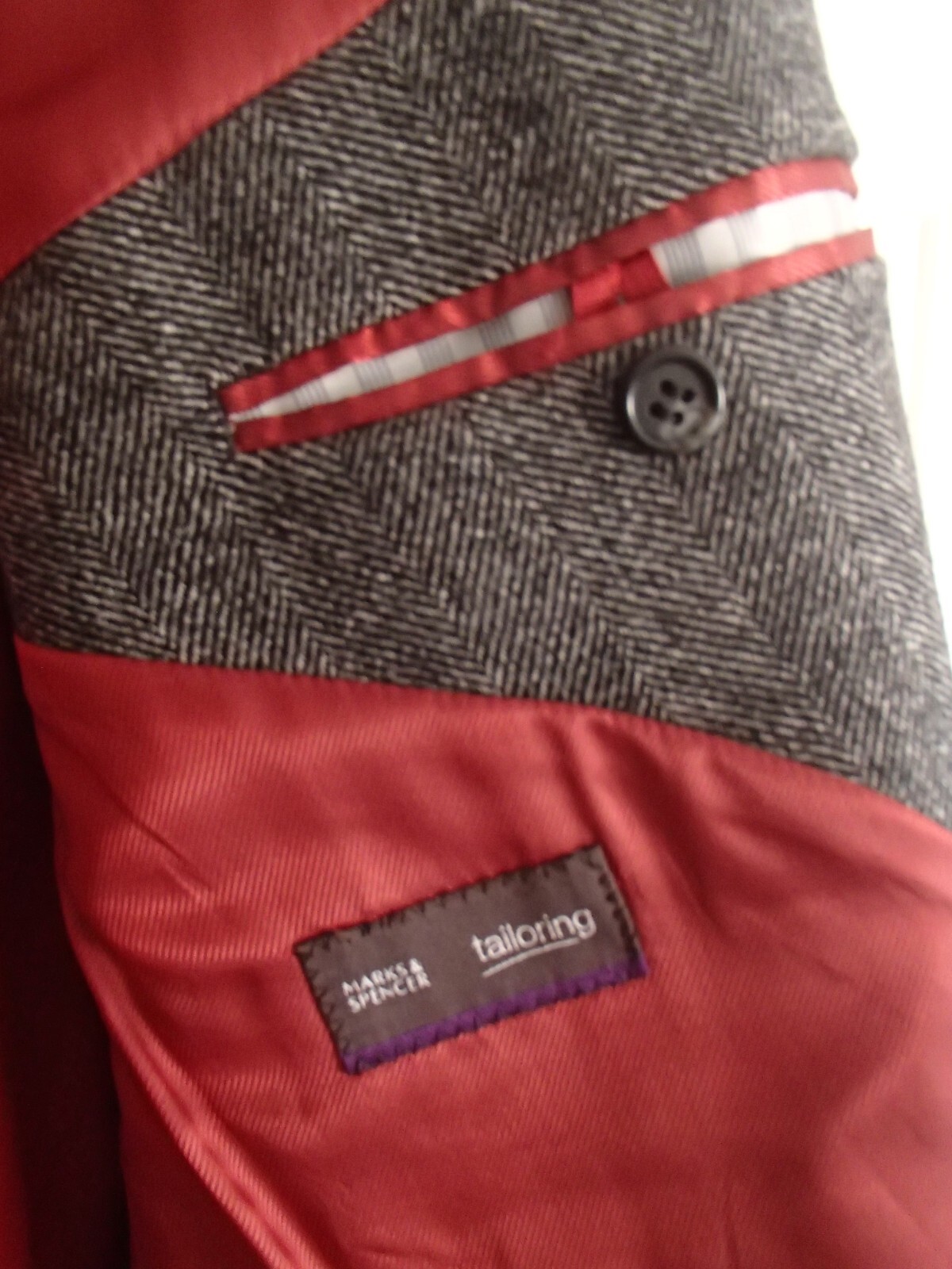 Men's Winter Coat Marks&Spencer XXL Authentic Yorkshire Tweed eBay