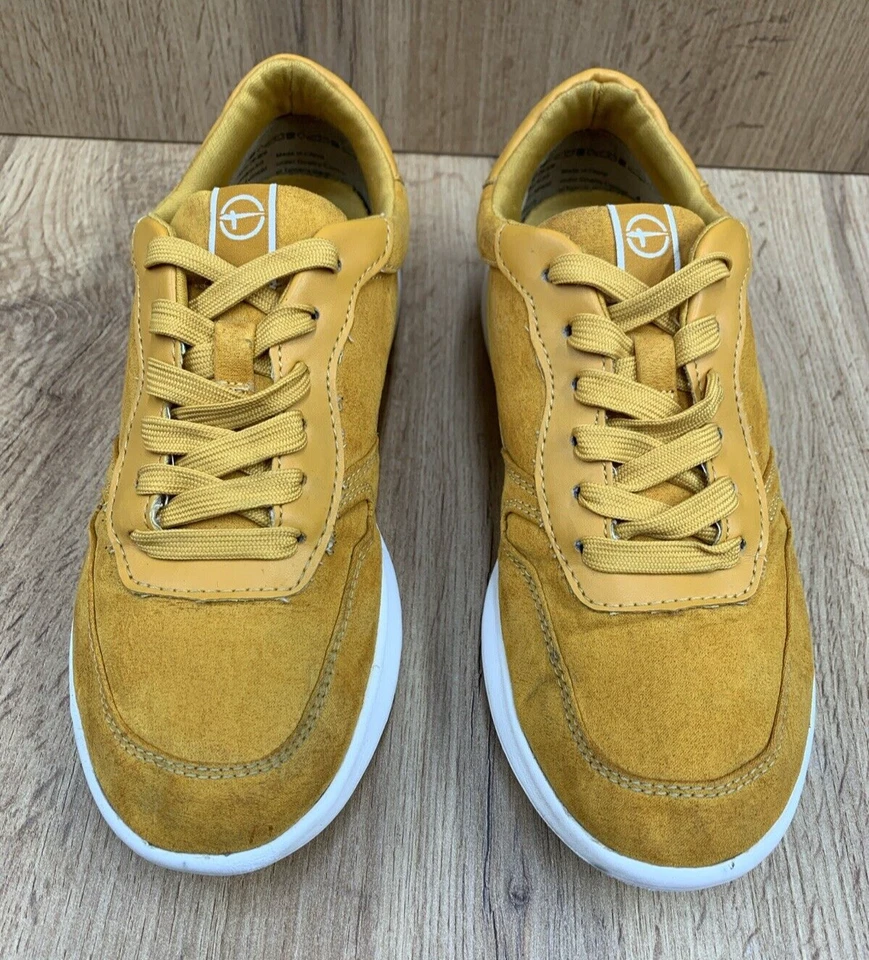 Zapatillas Mujer Tamaris US 6 Euro 36 Amarillo 12374136 Cuero Auténtico Amarillo Foto 4 de 4