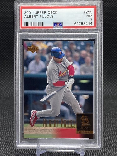 Tarjeta de novato Albert Pujols 2001 cubierta superior #295 - PSA 7 ¡¡CASI COMO NUEVA!!! - Imagen 1 de 2