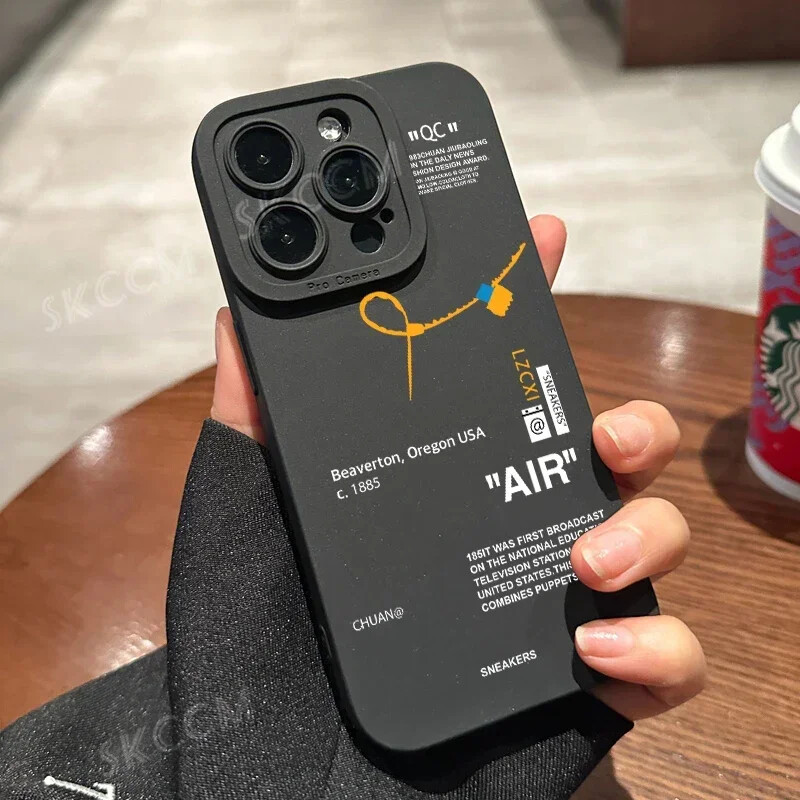Hot SNEAKERS Sports Shoes AlR Phone Case For iPhone 15 14 11 Pro Max 12 13 Mini