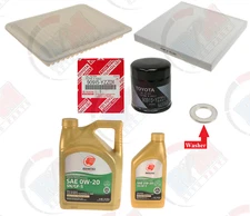 Filter Tune Up Kit + 6QTS IDEMITSU 0w-20 Oil for 2004-2017 TOYOTA Tacoma 2.7L