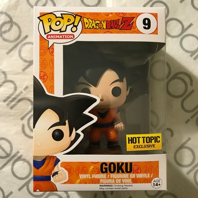 Funko Pop! Dragon Ball Z Black Hair Goku #09 Hot Topic Exclusive! | eBay