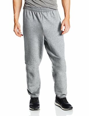 Hanes Men's EcoSmart Fleece Sweatpant, Light Steel, XX-Large