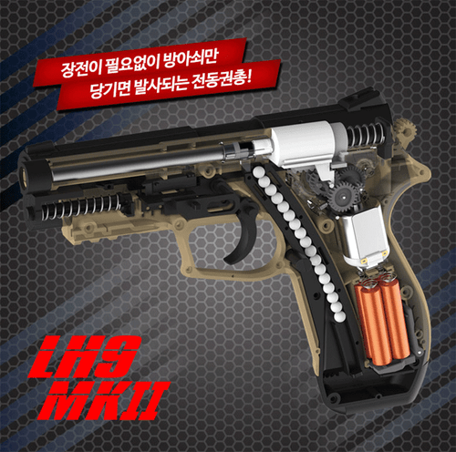 Academy LH9 MK2 Electric Powered Blowback Airsoft BB Blaster 6mm - Imagen 4 de 6