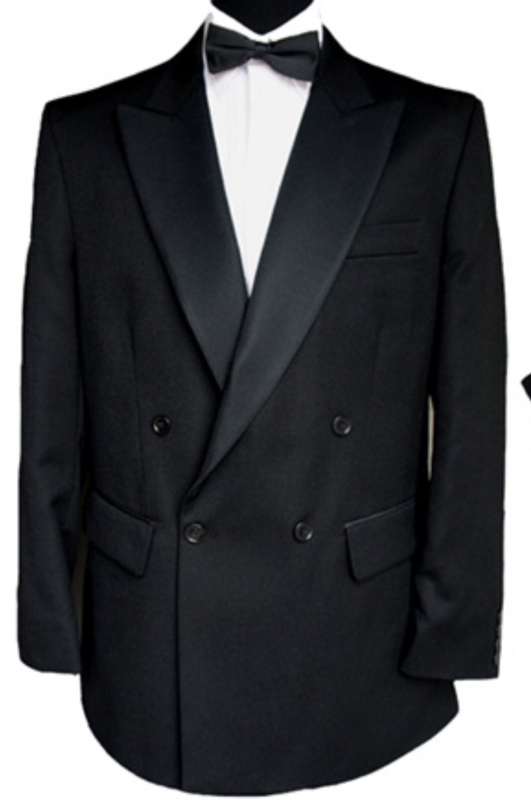 FILA Giacca smoking doppiopetto nero 50" 50S di Nicholas Rowe