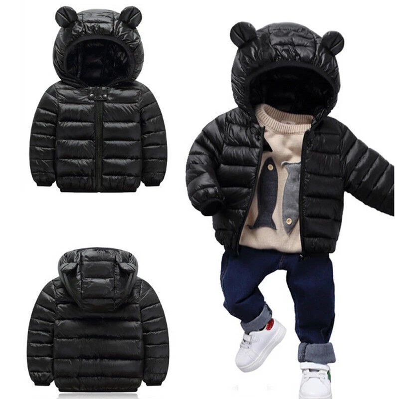 Kinder Mädchen Jungen Kleinkind Daunenjacke Steppjacke Kapuzenmantel Mäntel - Bild 4 von 4