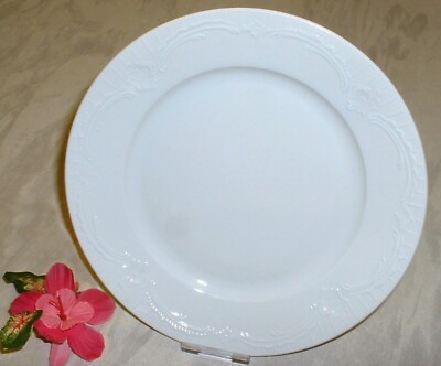 Fürstenberg Form 750 Philippine ~ uni weiß ~ Teller flach 19,5 cm (Kuchenteller)