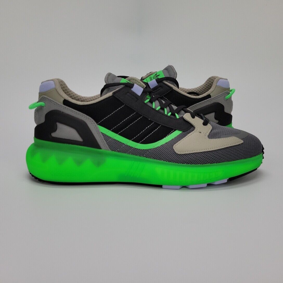 adidas ZX 5K BOOST Men's Sneaker Trainning Grey/Green Multi Size GV7701 NEW!