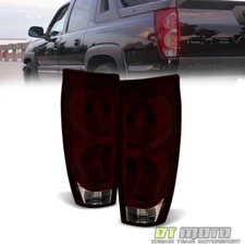Dark Tint 2002-2006 Chevy Avalanche 1500 2500 Tail Lights Replacement Left+Right