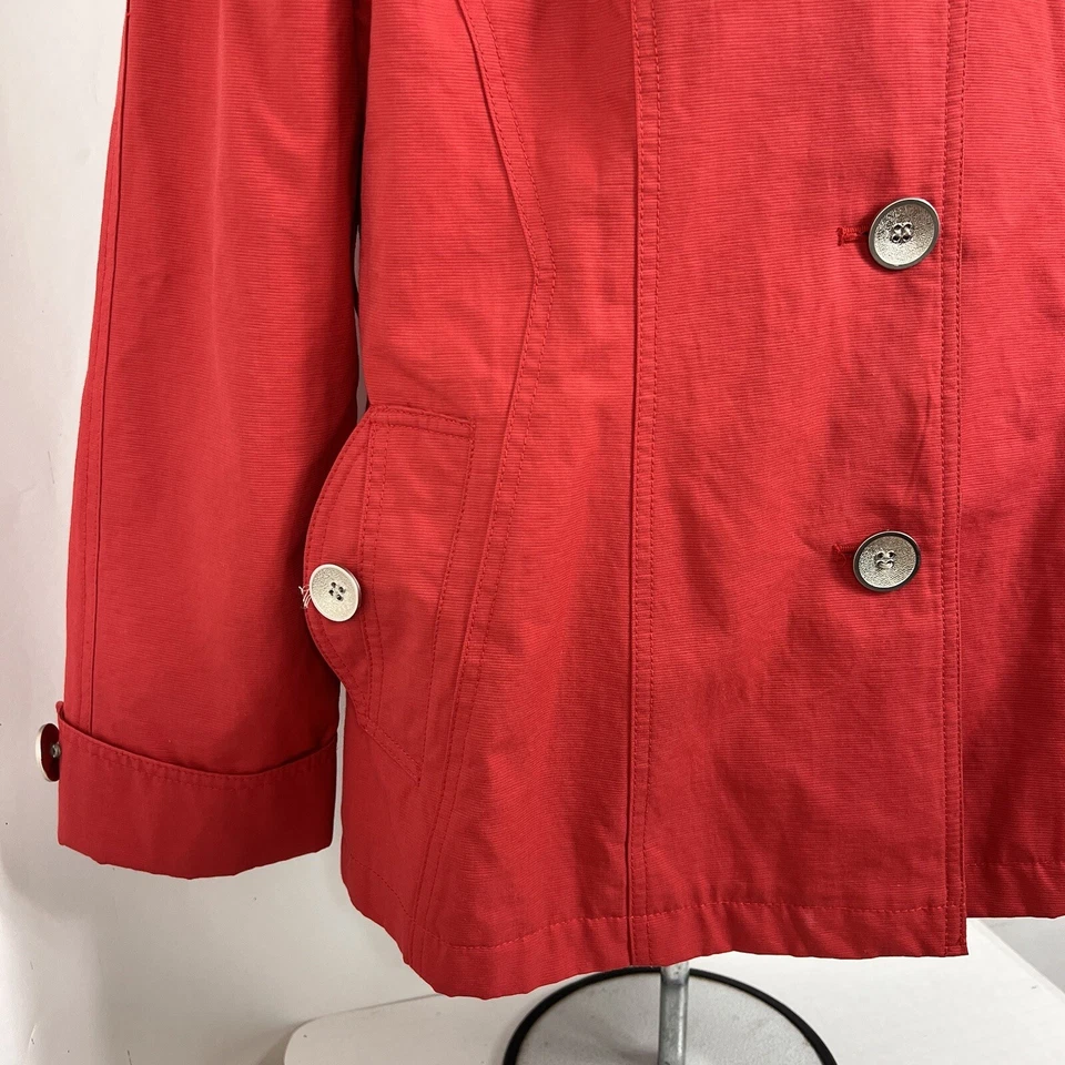 Jaqueta feminina Giacca Gallery manga longa média com botões forrada leve - Imagem 3 de 4