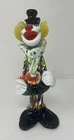Murano Art Glass Clown Figure Tutti Frutti Italy