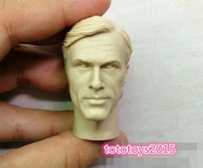 Unpainted 1/6 Christoph Waltz Head Sculpt Calm Version For 12" Male Soldier Body