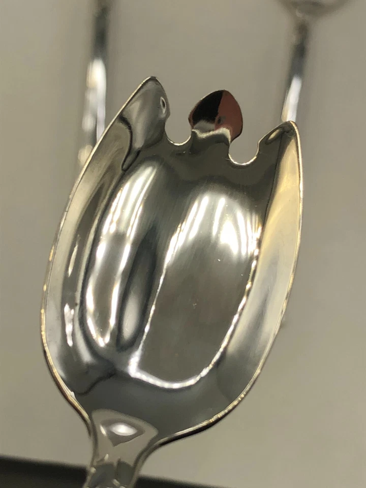 Juego de 3 tenedores de helado originales Damask Rose de Oneida de plata de ley 5,75" Foto 2 de 4