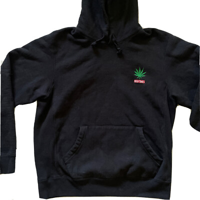 Wacko Maria Guilty Parties High Times Black Hoodie Mens Made in