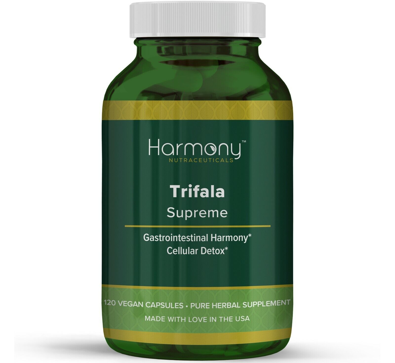 Trifala Supreme Gastrointestinal Harmony Cellular Detox Pure Ayurvedic 120 Caps