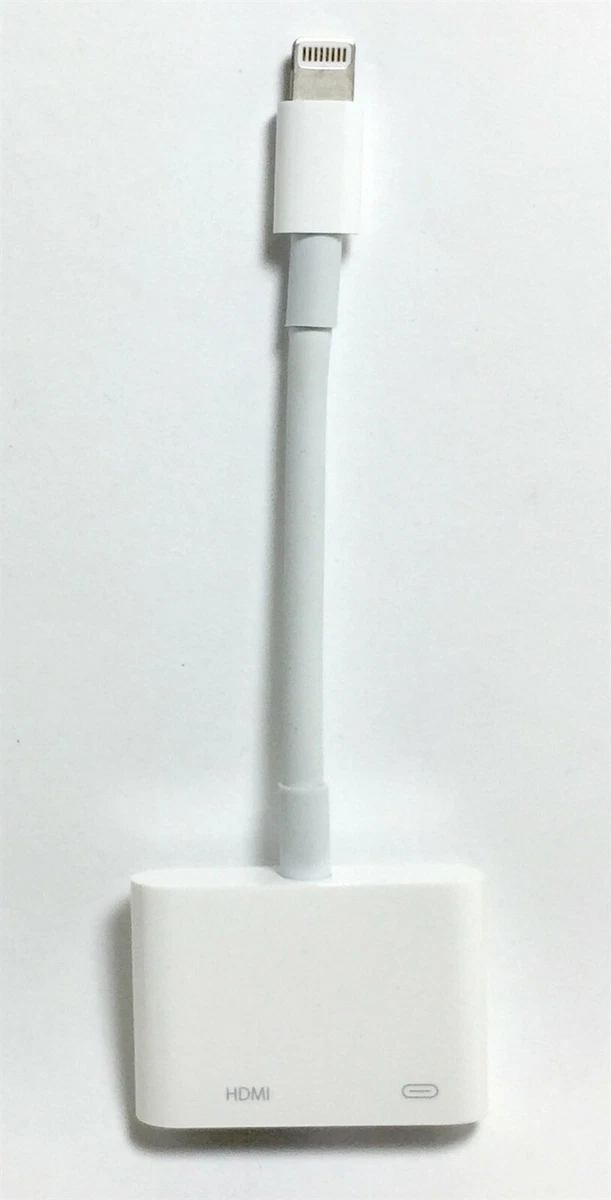 Apple MD826ZM A Lightning Digital A V HDMI Adapter White