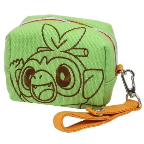 Pokemon Mini Mini Pouch case Grookey Coin purse From Japan - Picture 1 of 3